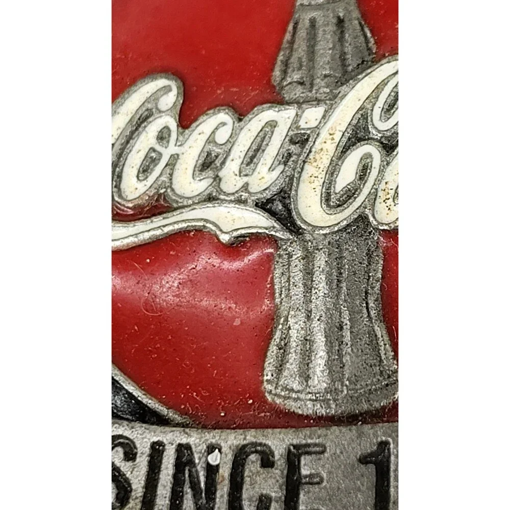 Vintage 1997 Always Coca Cola Since 1886 Coke Bottle Keychain, Metal Key Chain